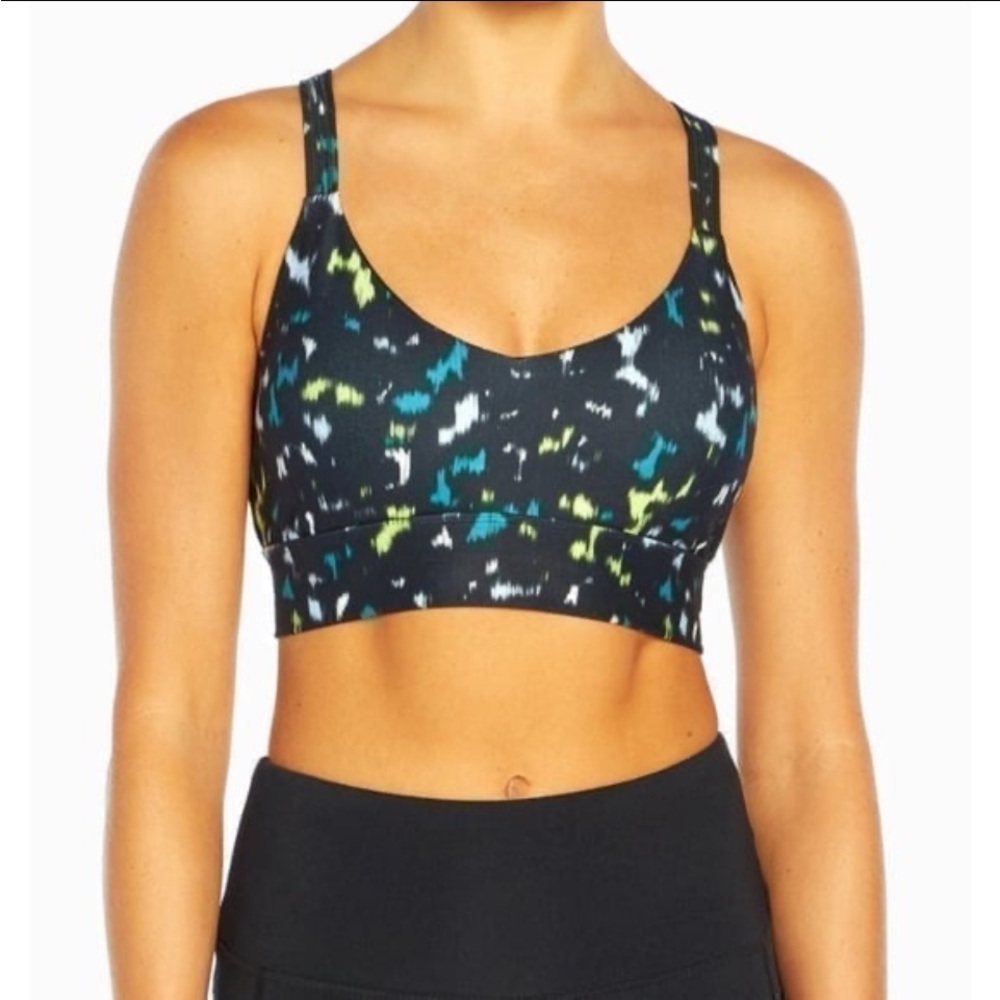 Marika strappy colorful sports athletic bra M